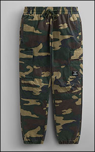 Брюки джоггеры ALPHA INDUSTRIES COTTON JOGGER FW 23/24 camo woodland