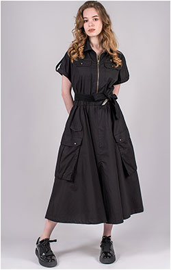 Женское платье AERONAUTICA MILITARE SS 25 m/IT nero (VE 104)
