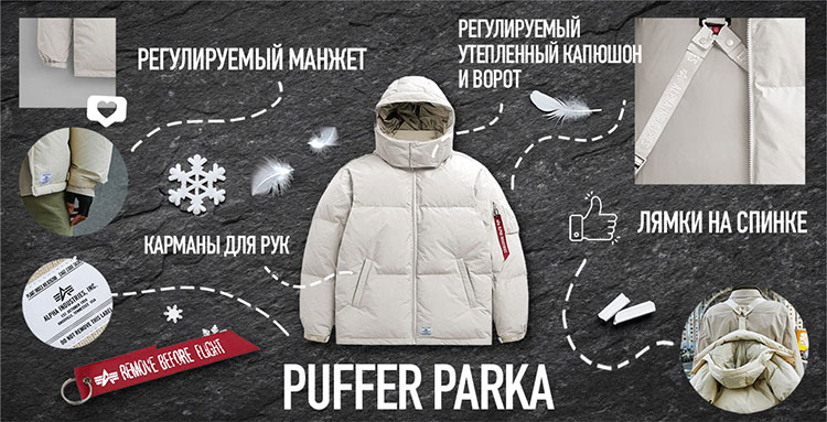 Статья: Что такое Puffer Parka и с чем ее носить Статья: Что такое Puffer Parka и с чем ее носить
