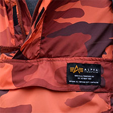 Анорак ALPHA INDUSTRIES GLIDER ANORAK orange camo 8 700 руб