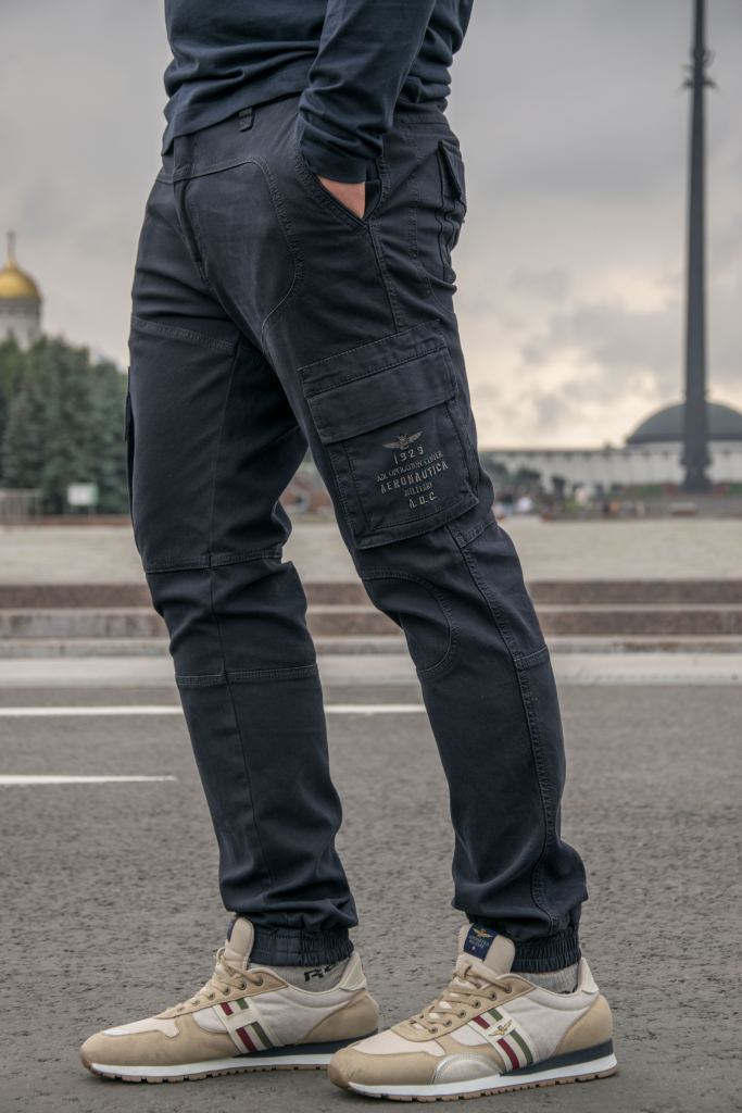 Мужские брюки карго из плотной ткани Аэронавтика Милитаре
