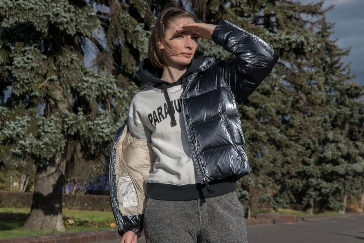 Женская куртка-дутик пуховая PARAJUMPERS PIA FW 21-22 pencil