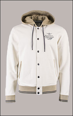 Толстовка с капюшоном AERONAUTICA MILITARE SS 24/TR dark ice (AF 466)
