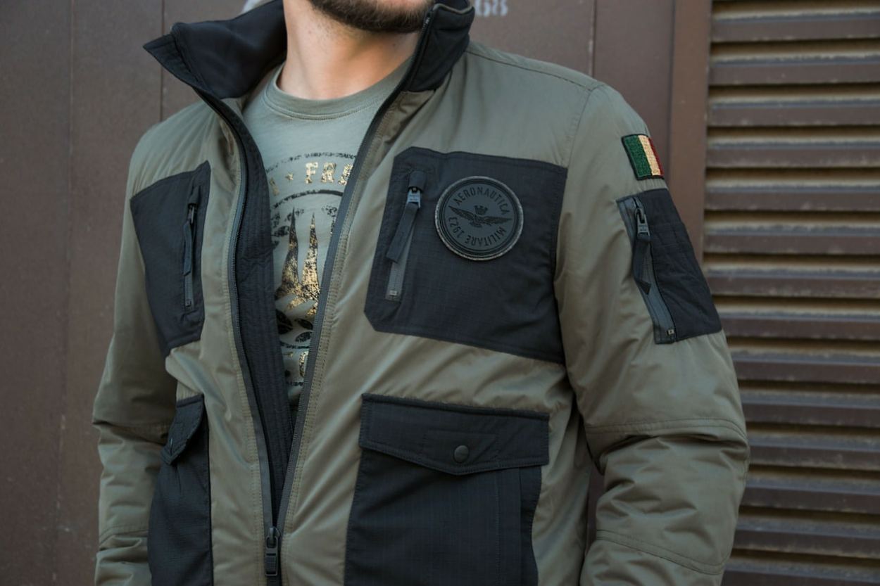 Куртка AERONAUTICA MILITARE FW 20/21/CN verde scuro (AB 1906)