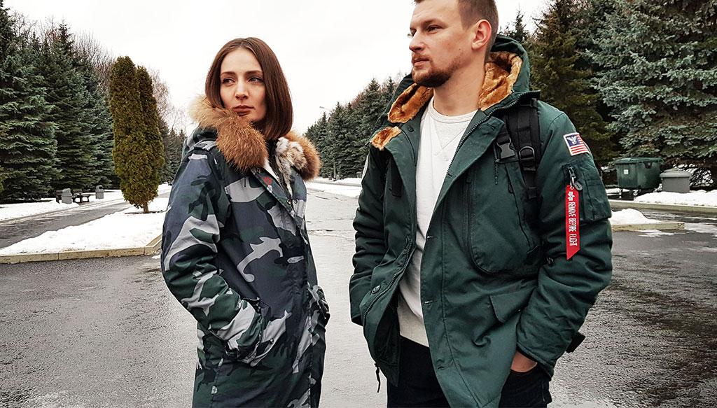 Аляска мужская ALPHA INDUSTRIES POLAR DARK PETROL