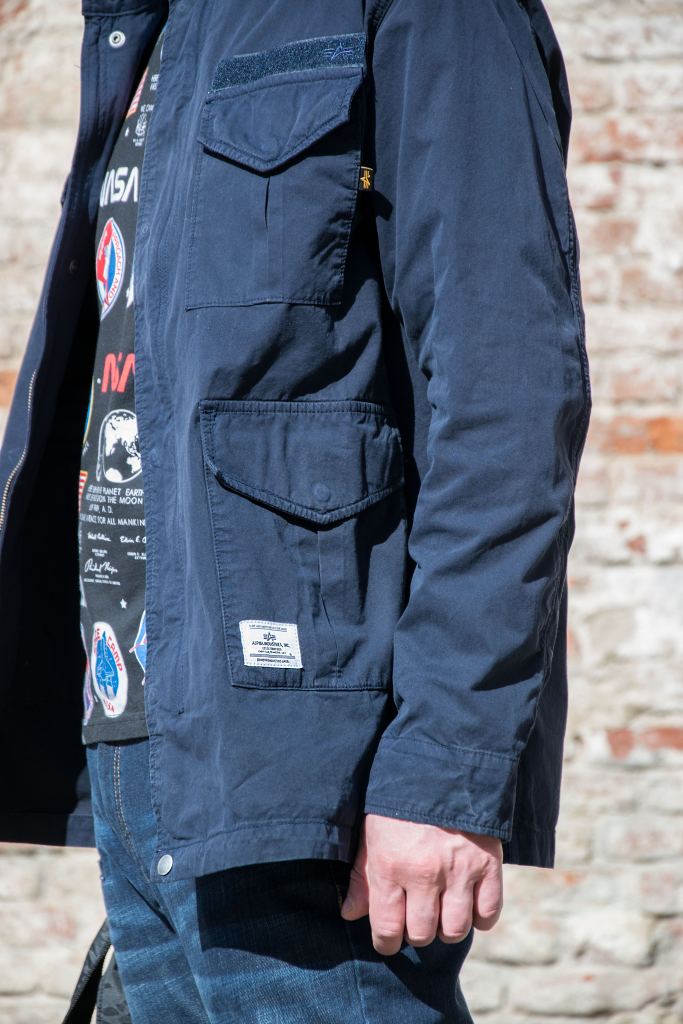 Ветровка ALPHA INDUSTRIES LIGHTWEIGHT FIELD COAT M-65 SS 22 m replica blue