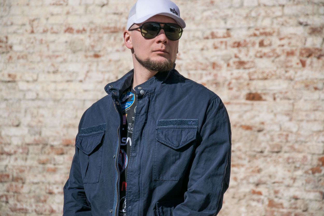 Ветровка ALPHA INDUSTRIES LIGHTWEIGHT FIELD COAT M-65 SS22 replica blue фото 1