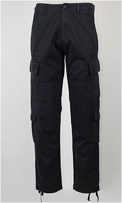 Брюки-карго ALPHA INDUSTRIES ACU PANT плотные SS 26 black