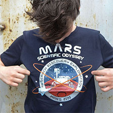 Детская футболка ALPHA INDUSTRIES MISSION TO MARS T rep. blue 2 790 руб