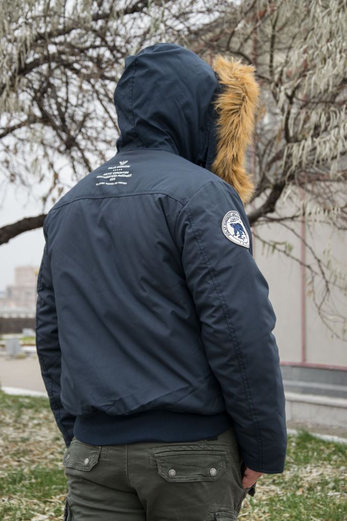 Аляска короткая ALPHA INDUSTRIES POLAR SV replica blue