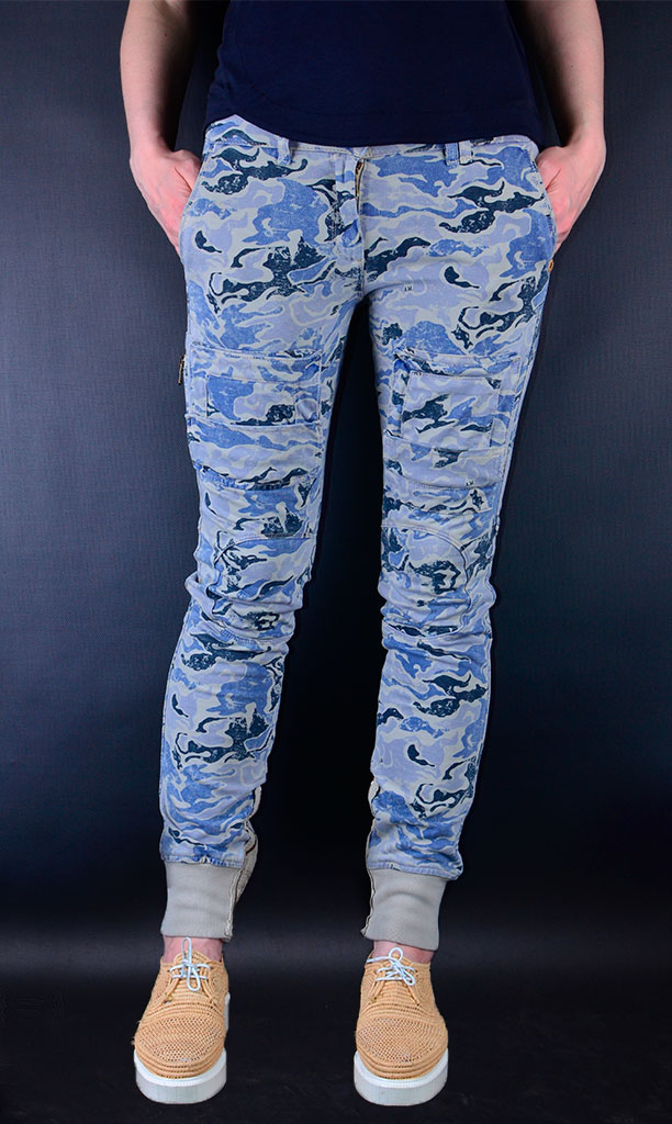 женские брюки Aeroanutica Militare, камуфлированные женские брюки карго
