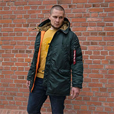 Аляска ALPHA INDUSTRIES VF 59 N-3B dark petrol 14 900 руб