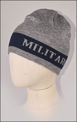 Шапка вязаная AERONAUTICA MILITARE FW 23/24/CN medium grey (CU 060)