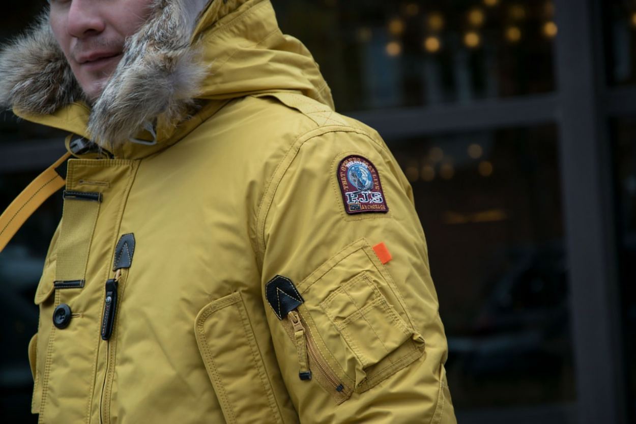 Аляска-пуховик PARAJUMPERS KODIAK FW 19/20 mustard