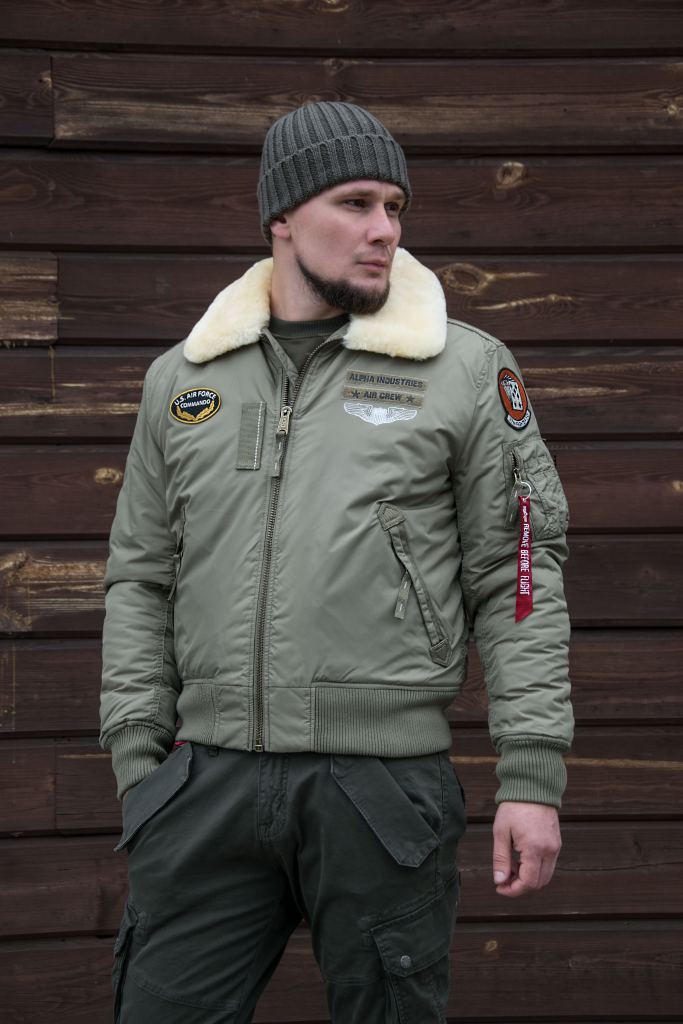 Мужская нейлоновая куртка пилот Alpha Industries INJECTOR III AIR FORCE