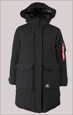 Женская парка ALPHA INDUSTRIES HYBRID PARKA W FW 23/24 m black