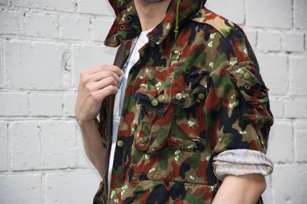 Нагрудные карманы куртки армии Швейцарии M70