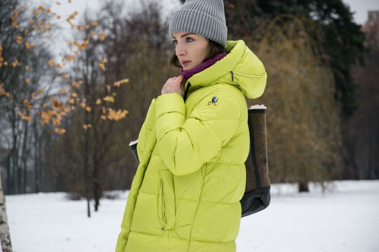 Женское пальто пуховое PARAJUMPERS MUMMY FW 22-23 citronelle