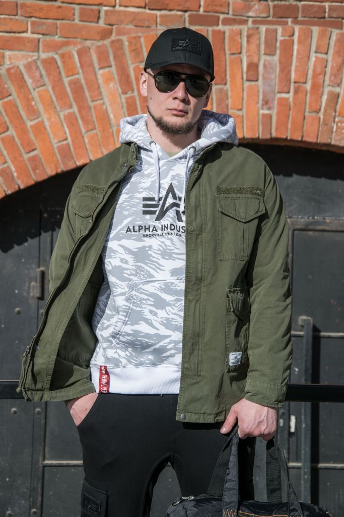 Ветровка ALPHA INDUSTRIES LIGHTWEIGHT FIELD COAT M-65 SS22 dark green фото 4