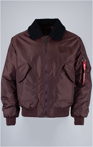 Куртка лётная ALPHA INDUSTRIES CWU 45/P RELAXED FIT FLIGHT JACKET (OXFORD SC) FW 26/27 cocoa