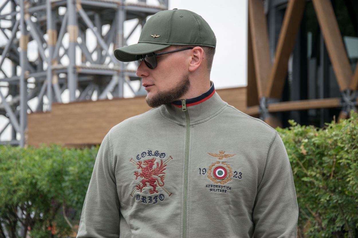 Толстовка на молнии Aeronautica Militare