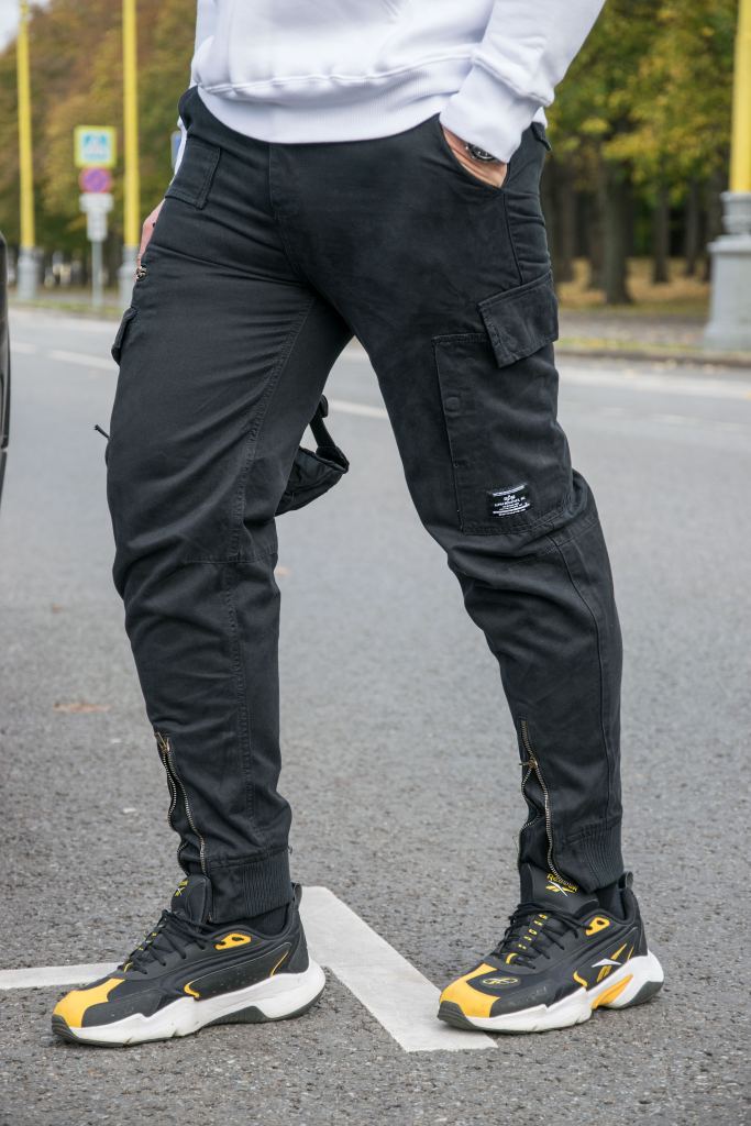 Брюки-карго ALPHA INDUSTRIES A-11 PANT black