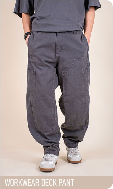 Брюки-карго ALPHA INDUSTRIES WORKWEAR DECK PANT vintage grey