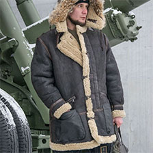Куртка COCKPIT B-7 ALEUTIAN WW-II кожа dark brown (Z21M035) 137 000 руб Куртка COCKPIT B-7 ALEUTIAN WW-II кожа dark brown (Z21M035) 137 000 руб