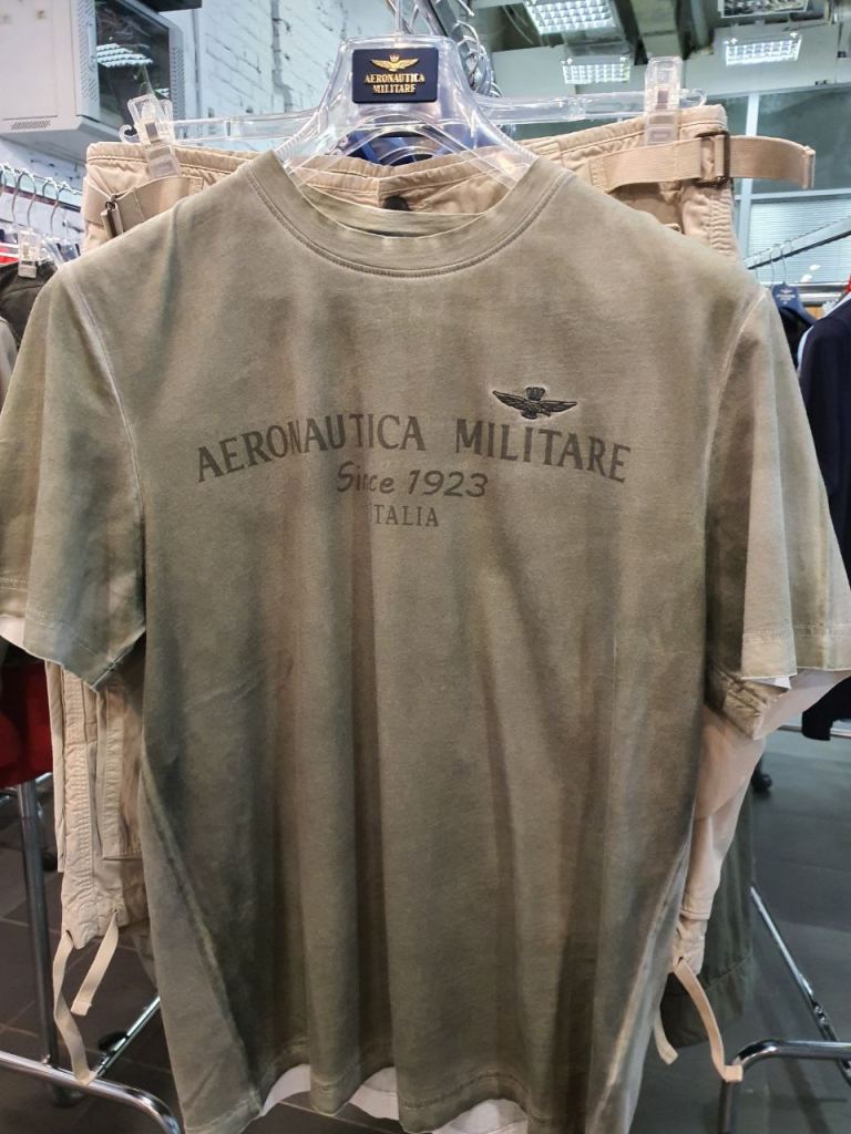 Новая футболка Aeronautica Militare SS23