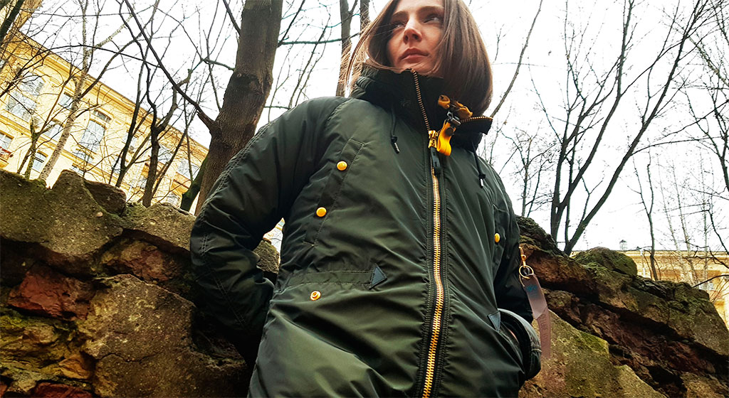 Аляска женская ALPHA INDUSTRIES EXPARKA DARK GREEN