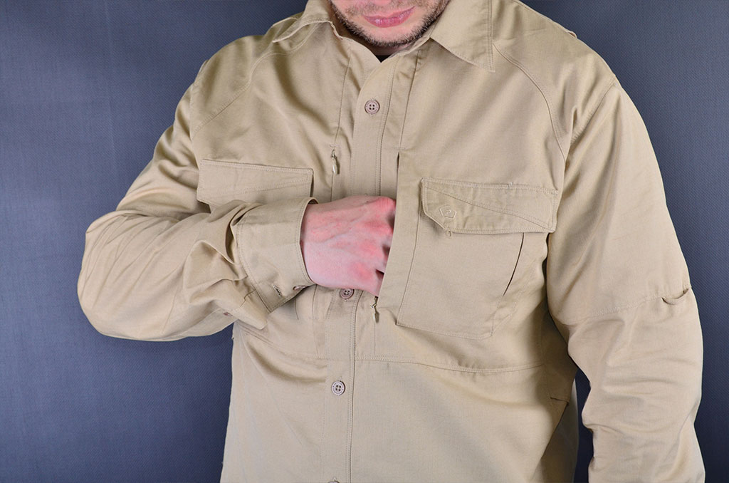 рубашка тактическая Pentagon, милитари рубашка хаки Пентагон