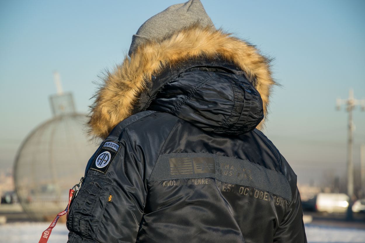 Аляска ALPHA INDUSTRIES AIRBORNE N-3B rep. blue