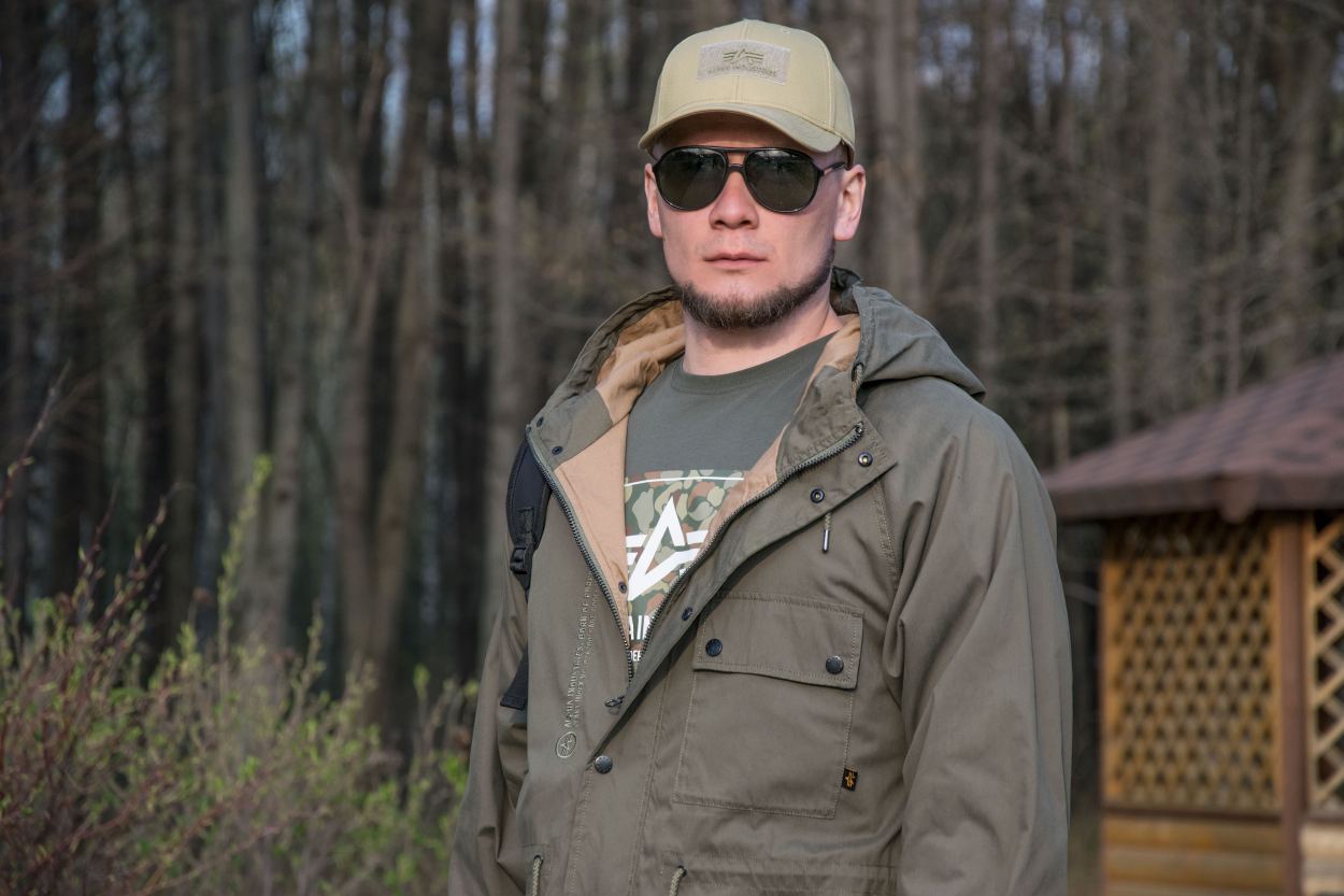 Ветровка ALPHA INDUSTRIES HOODED FIELD JACKET M-65 SS23 green фото 1