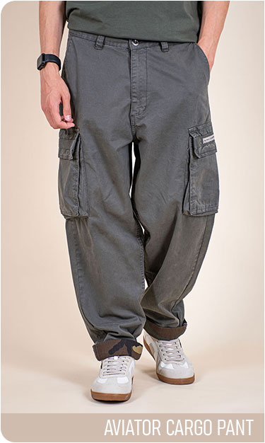 Брюки-карго ALPHA INDUSTRIES AVIATOR CARGO PANT vintage grey