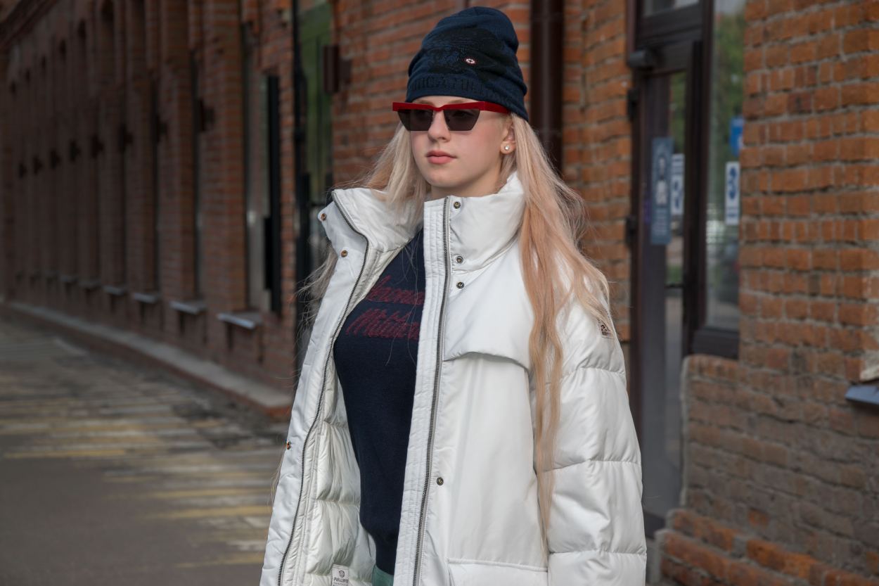 Женское пальто утеплённое PARAJUMPERS KAISHA FW 20/21 off white