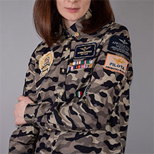 Рубашка AERONAUTICA MILITARE жен. SS 20/IN camouflage verde militare (CA 1152) 15 900 руб