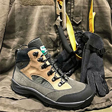 Ботинки туристические VOLKL Sympatex CALGARY Германия black khaki