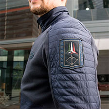 Толстовка-куртка AERONAUTICA MILITARE FW 19/20 blue navy (AF 380)