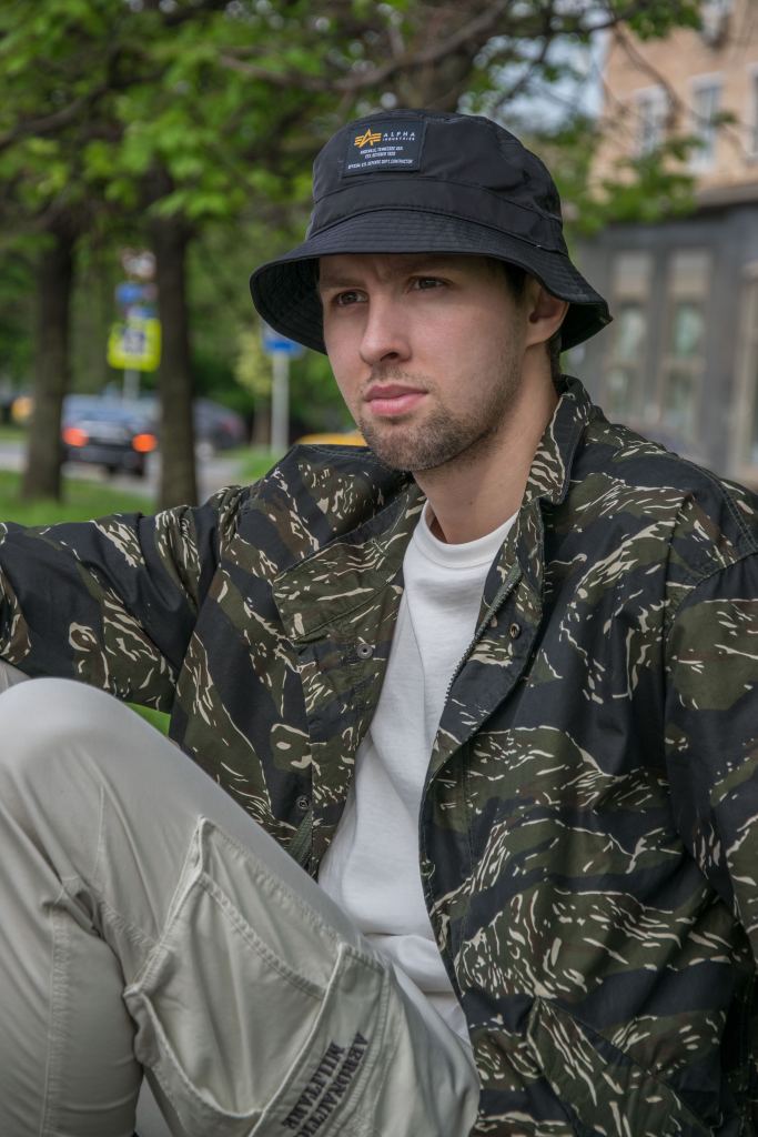 ALPHA INDUSTRIES DEFENDER FISHTAIL original fit tiger camo ForceAge
