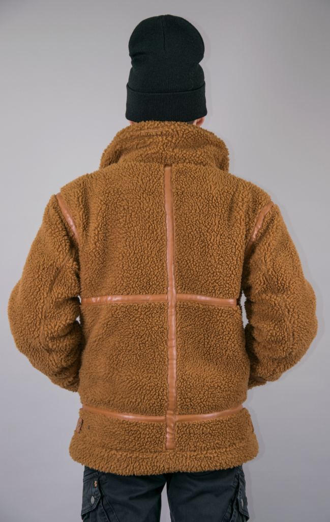 Куртка-пилот ALPHA INDUSTRIES B3 TEDDY camel фото 5