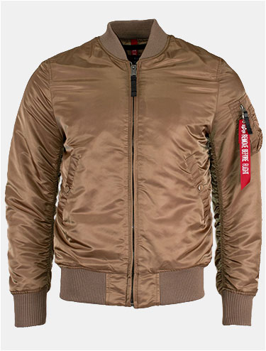 Бомбер ALPHA INDUSTRIES MA-1 VF 59 LONG taupe