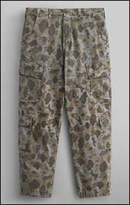 Брюки-карго ALPHA INDUSTRIES ACU BATTLEWASH PANT FW 23/24 brown frogskin camo