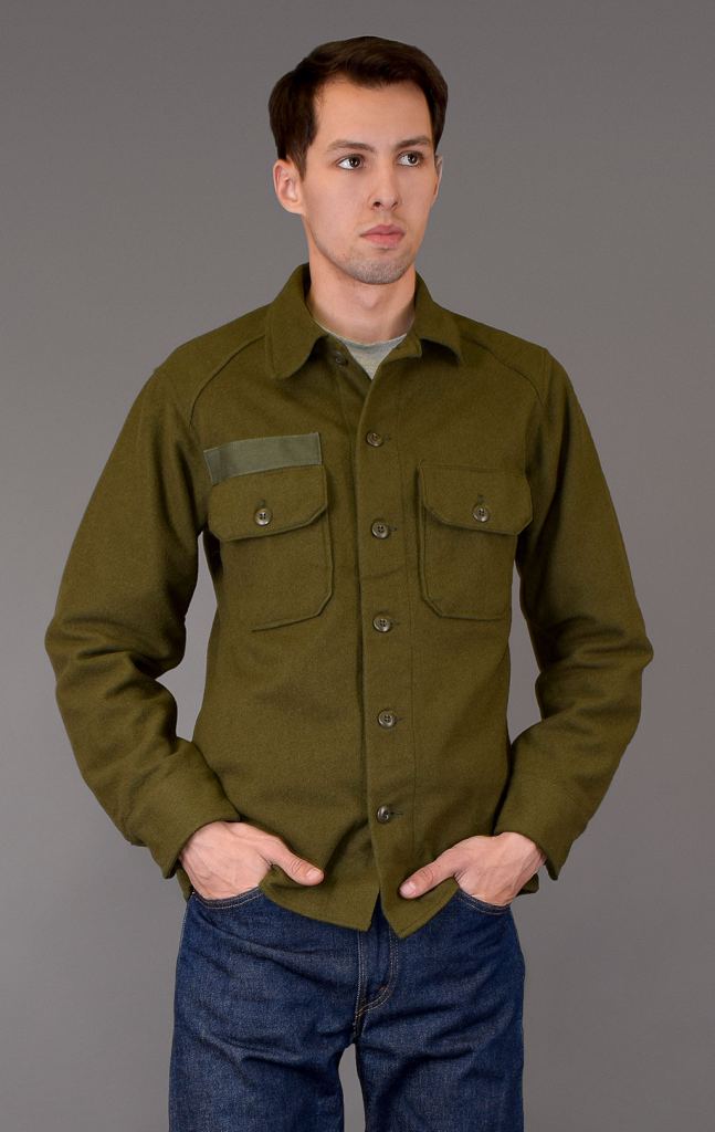 Рубашка 80 шерсть 20 нейлон Vietnam War Era SSHA фото 1