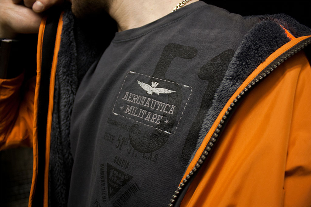 мужская футболка с длинным рукавом Aeronautica militare