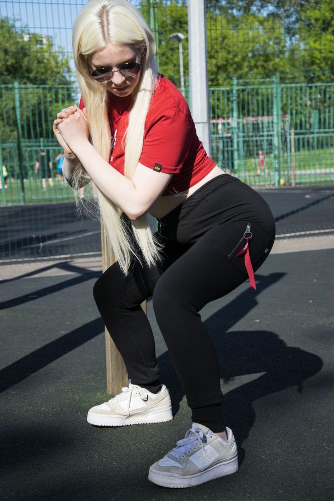 Женские брюки спортивные джоггеры ALPHA INDUSTRIES X-FIT SWEAT CARGO PANT black (4).jpg