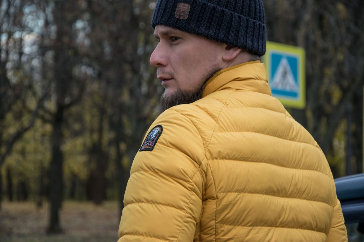 Куртка-пуховик лёгкая PARAJUMPERS UGO FW 21/22 pumpkin