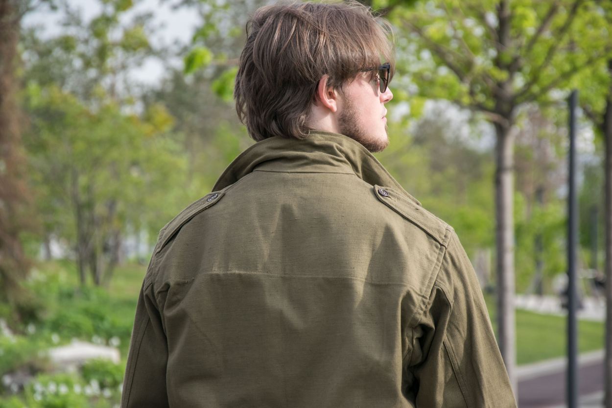 Китель армейский M-47 брезент olive Франция фото 9 Китель армейский M-47 брезент olive Франция фото 9