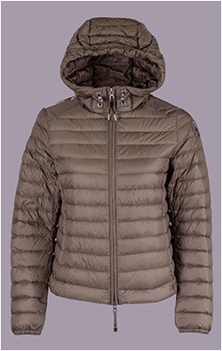 Женская куртка-пуховик лёгкая PARAJUMPERS RORY SS 26 olive brown