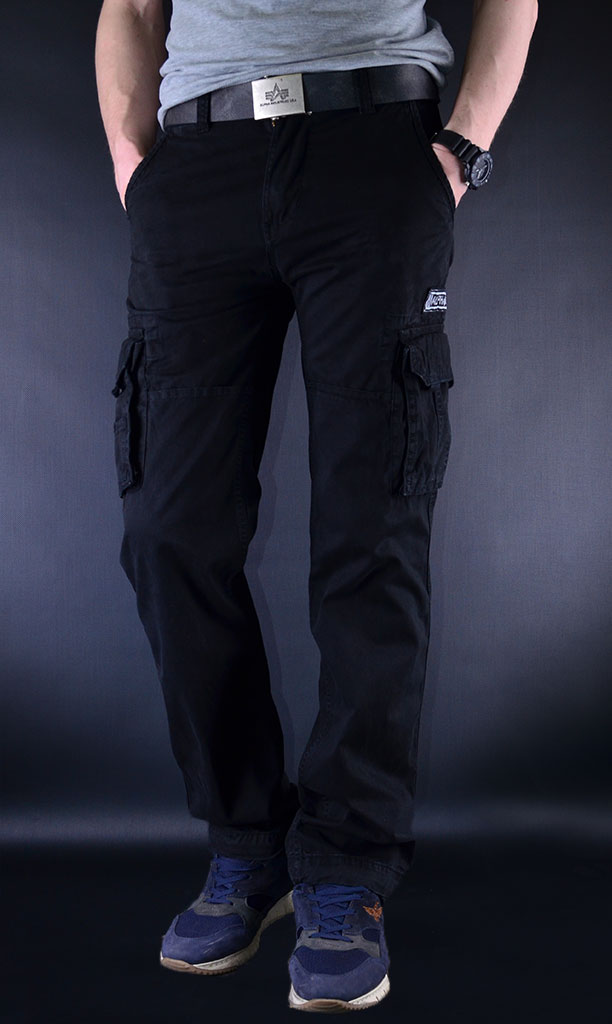 брюки карго Альфа Индастриал, брюки с карманами мужские Альфа Индастриз