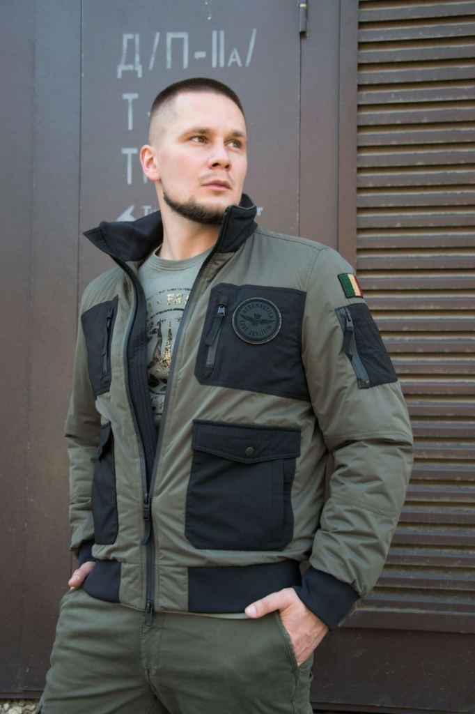 Куртка AERONAUTICA MILITARE FW 20/21/CN verde scuro (AB 1906)